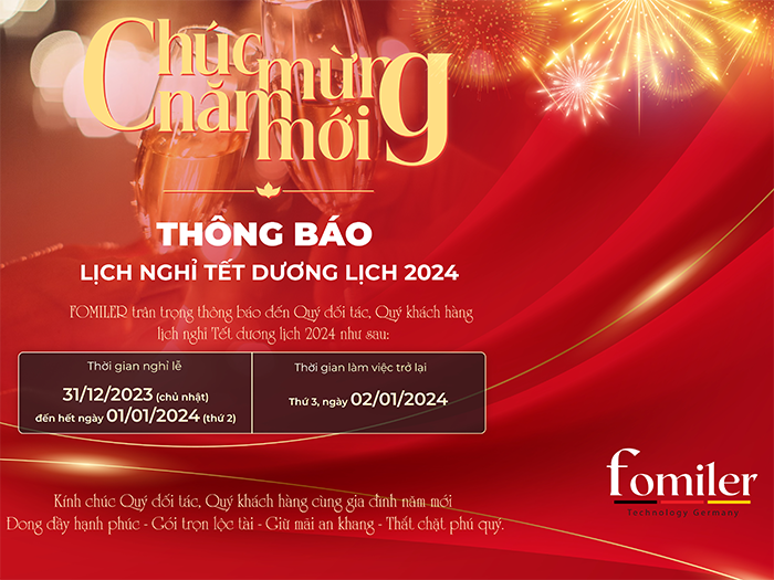 thông báo lịch nghỉ tết dương lịch 2024