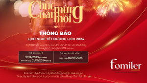 thông báo lịch nghỉ tết dương lịch 2024